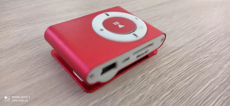 Міні плеєр Мп3 кліпса приштовх металевий 4 Гб Mp3 Merlion, фото №4