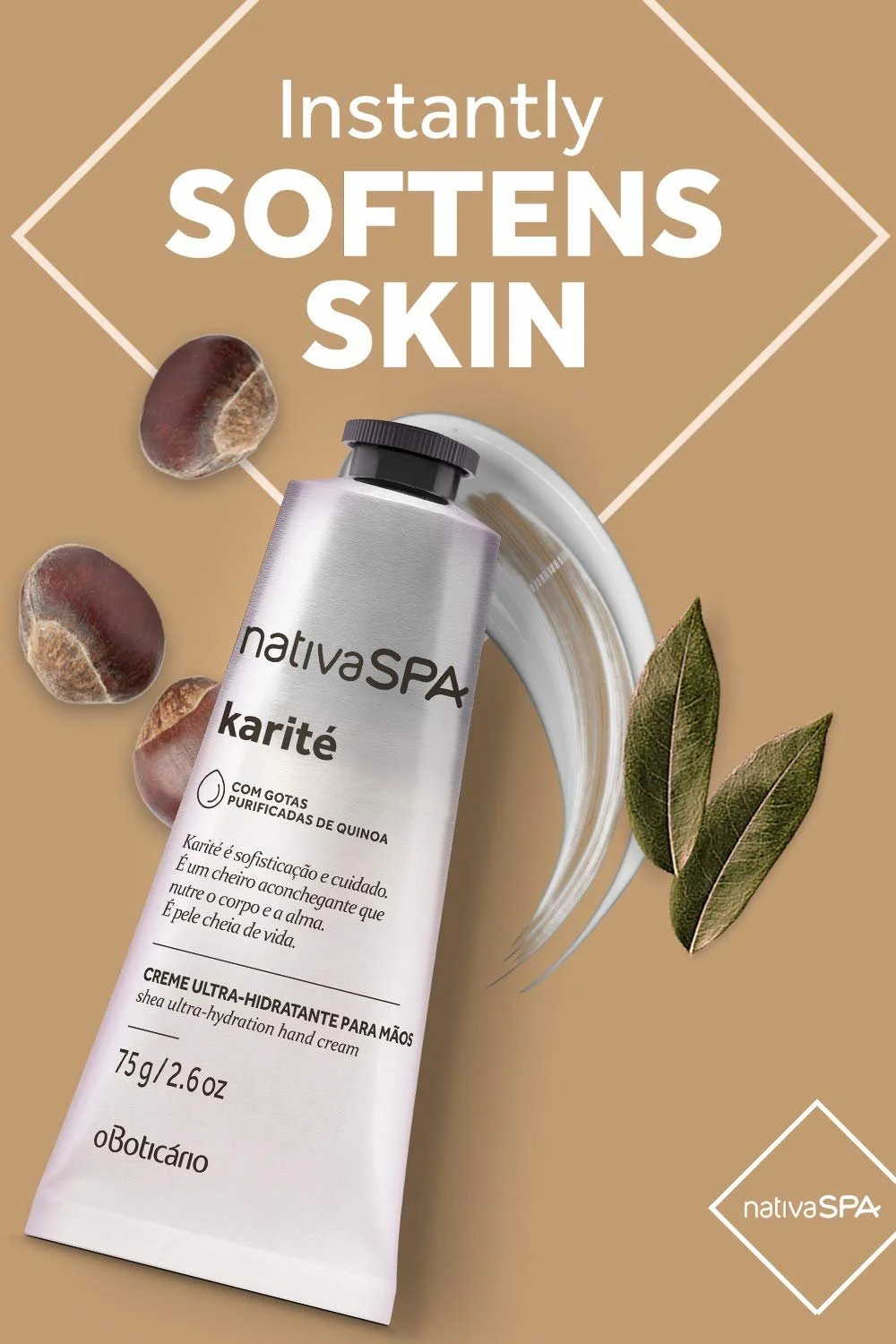 Ультразволожуючий крем для рук KarITE Native Spa O Apotheke, фото №2