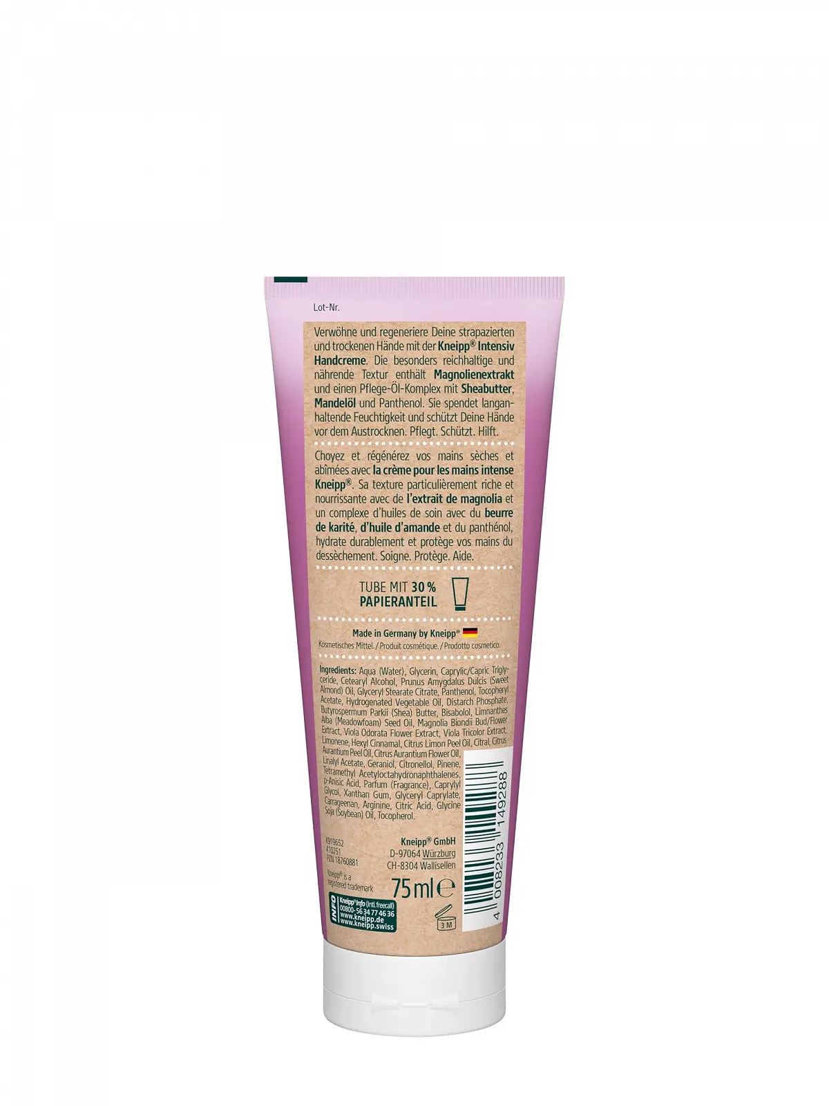 Крем для рук Kneipp Intensive 75 мл, фото №2