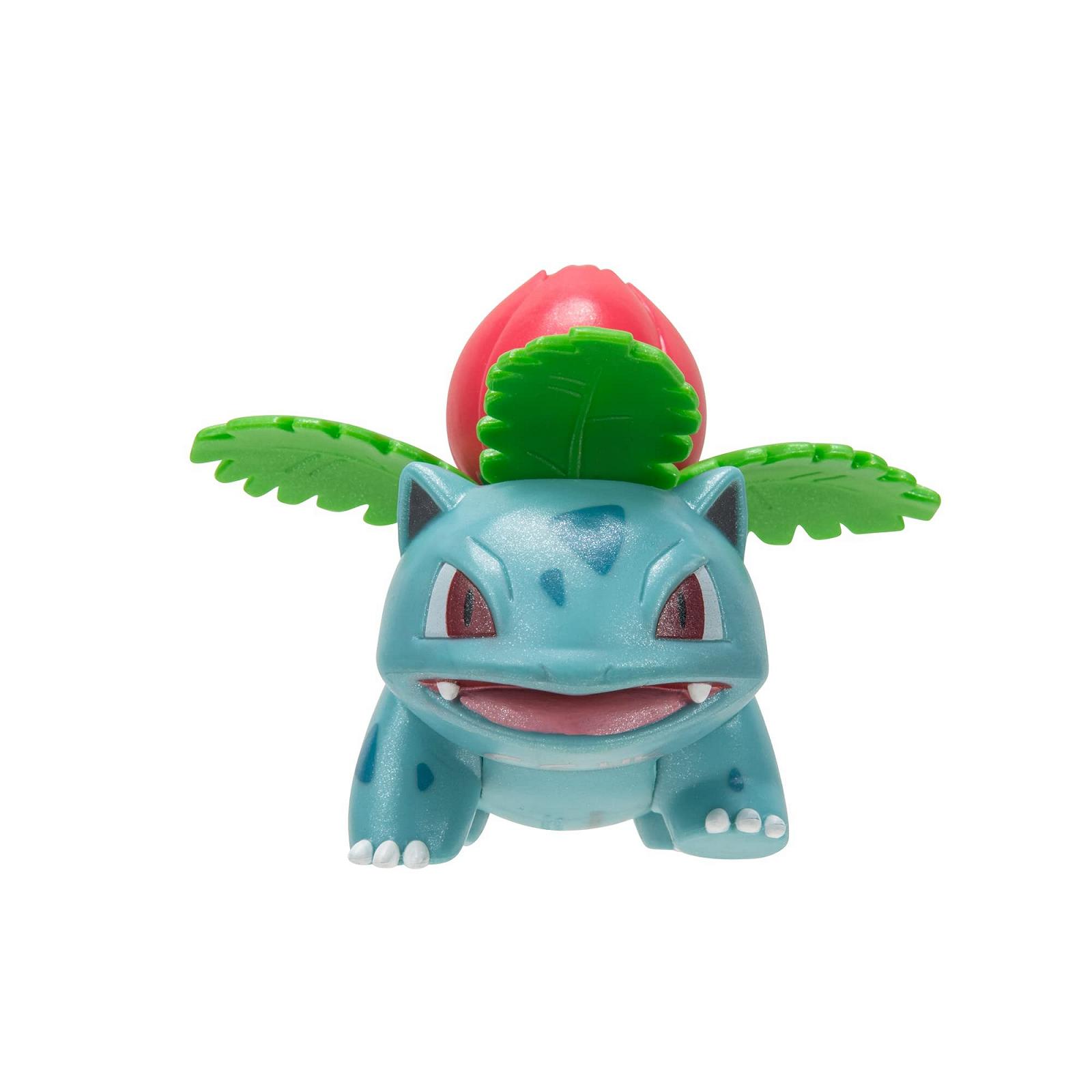 Pokémon PKW2775 Select Evolution Набір 3 Фігури - 2 Bulbasaurs, 3 Ivysaurs і 12-дюймовий Фігурка Venusaur, Різнокольоровий, фото №4