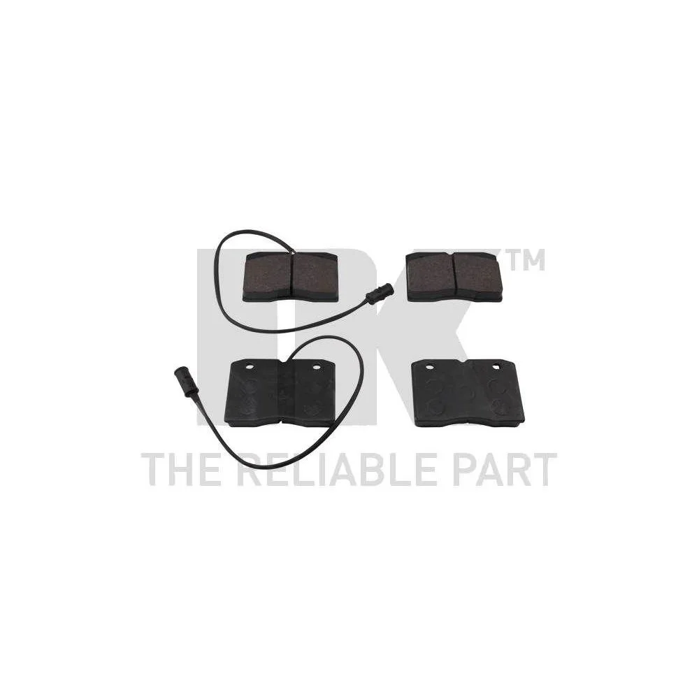 Комплект тормозных колодок, дисковый тормоз NK 222343 для FIAT, передний мост, фото №1