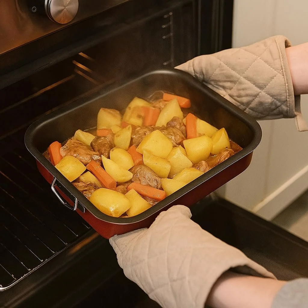 Набір форм для запікання Menax глибоких антипригарних 3 шт. Італія, фото №8