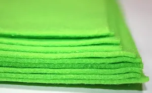 Фетр для поделок мягкий Лентомания 20*30см салатовый яркий FELT17 - Фото 1