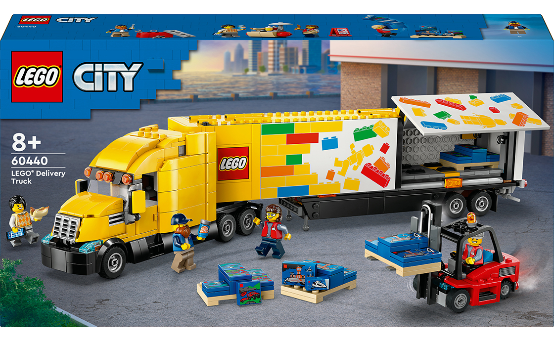 Конструктор LEGO City Жовта кур'єрська вантажівка (60440), фото №1 Конструктор LEGO City Жовта кур'єрська вантажівка (60440), фото №1