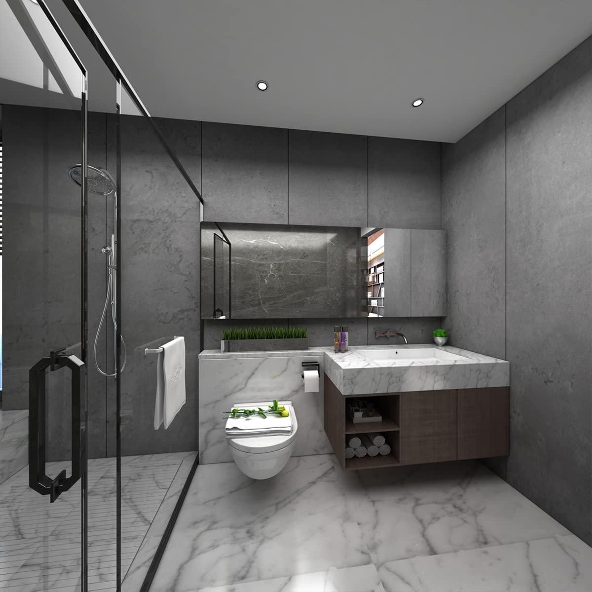 Самоклеящиеся обои TOTIO Бетон Цемент 80 см x 4 м Матовые Темно-серый, фото №5 Самоклеящиеся обои TOTIO Бетон Цемент 80 см x 4 м Матовые Темно-серый, фото №5