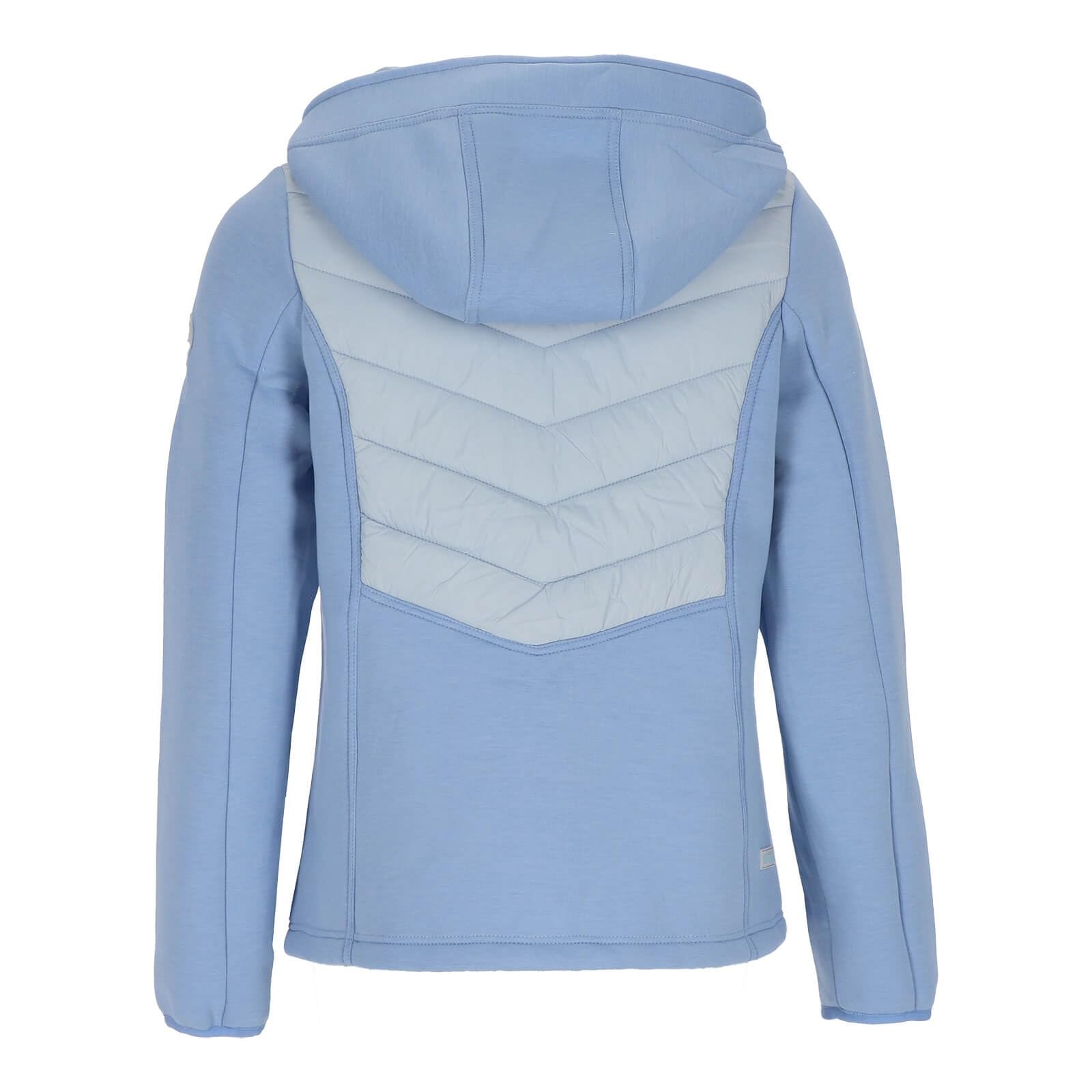 Гибридная куртка Leitfeuer Женская с контрастной прошивкой с регулируемым капюшоном, фото №3 Гибридная куртка Leitfeuer Женская с контрастной прошивкой с регулируемым капюшоном, фото №3