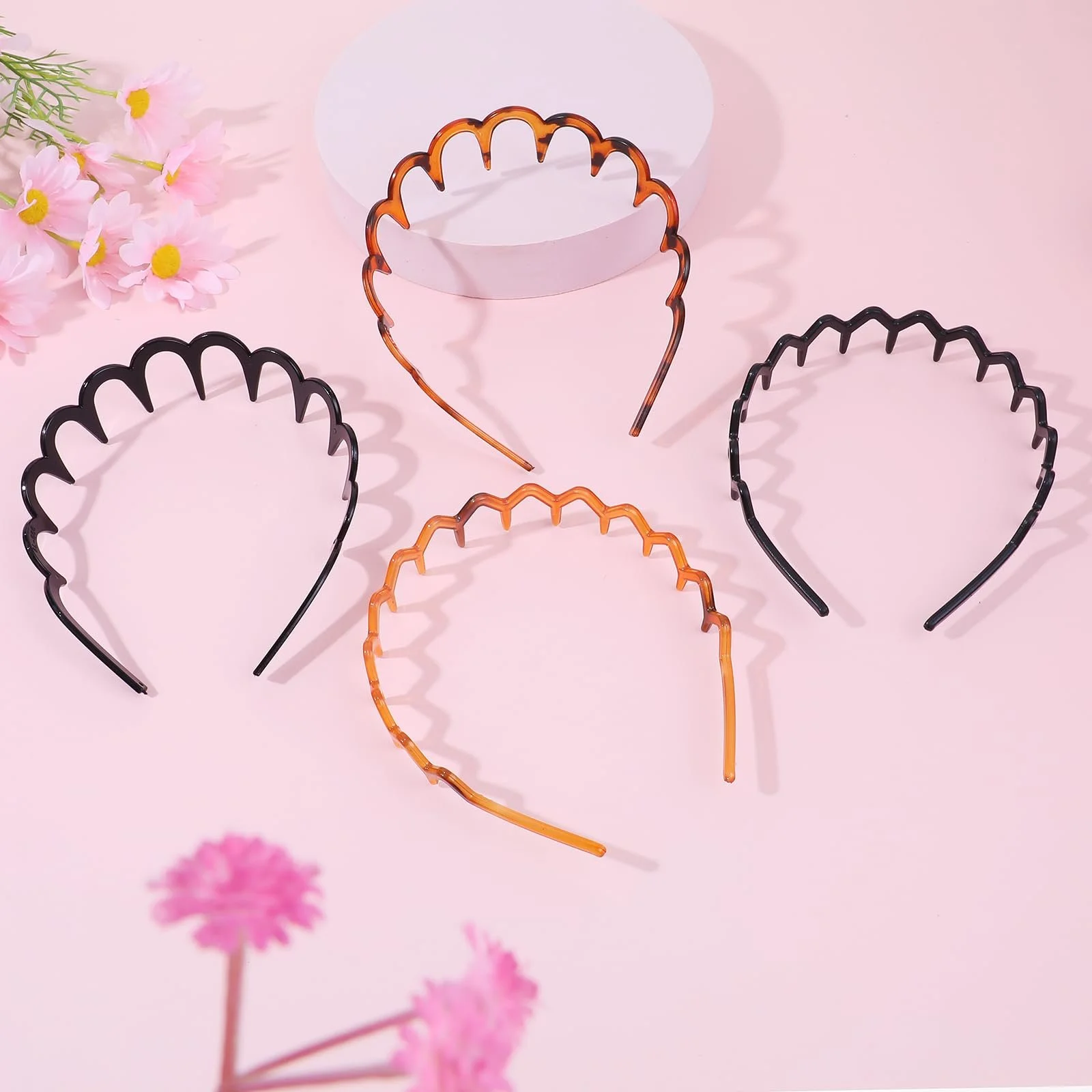 Обруч для волос Zigzag, набор 4 шт., фото №7 Обруч для волос Zigzag, набор 4 шт., фото №7