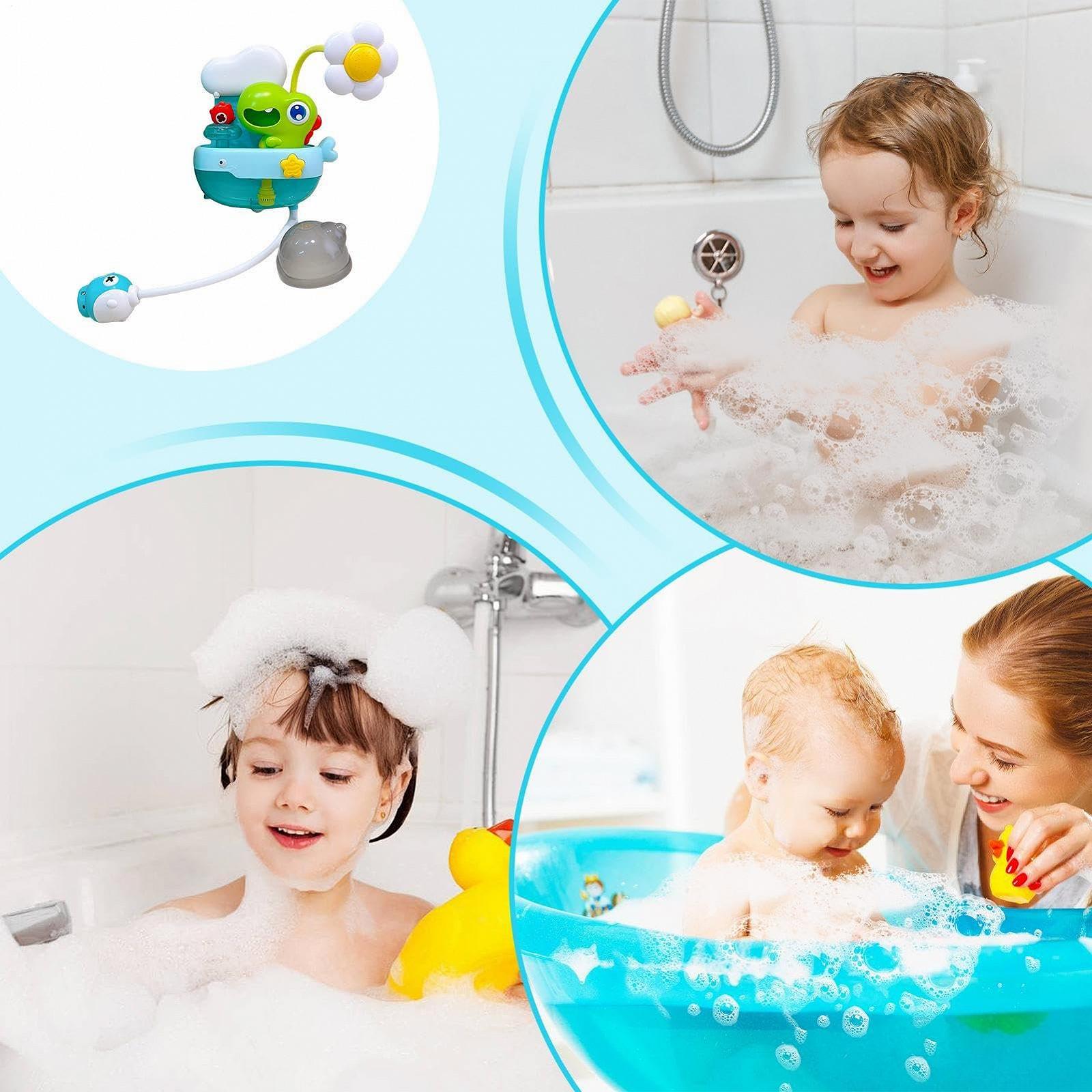 Іграшка для ванни Динозавр Babypartykopf з цікавим дизайном розпилювача, фото №4