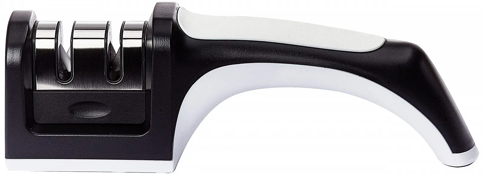 Ручная точилка для ножей Arcos 610624 ABS + TPE Керамические и карбидные ролики Бело-черная, фото №2