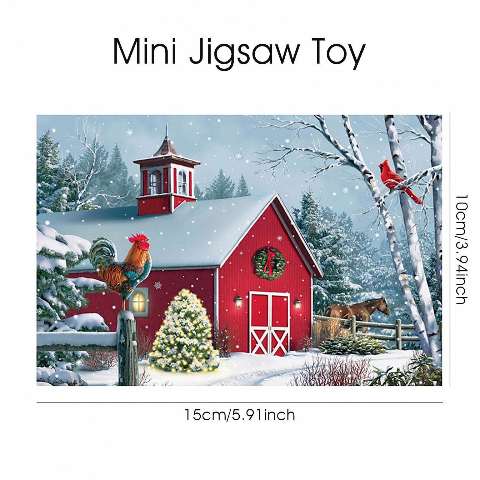 Пазлы Mini Christmas Eve 150 деталей, в тубе, фото №1