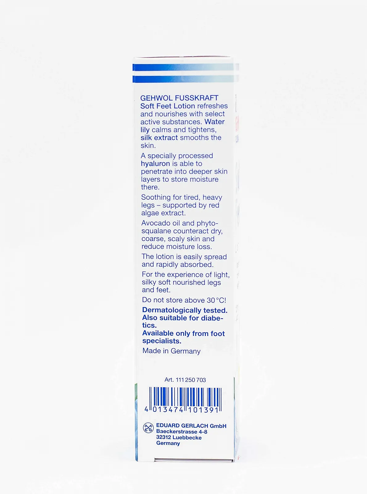 Лосьон для ног Gehwol Fusskraft Soft Feet Water lily & Silk 125 мл, фото №4 Лосьон для ног Gehwol Fusskraft Soft Feet Water lily & Silk 125 мл, фото №4