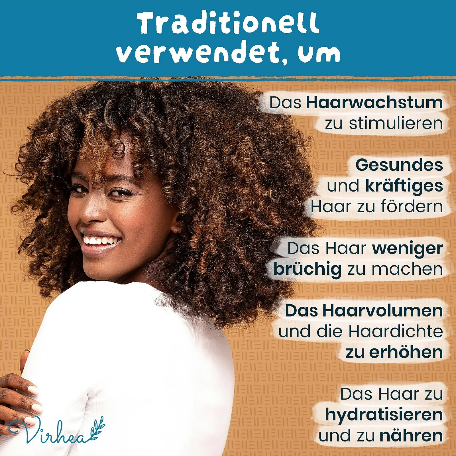 Порошок Virhea Chebe 150 г - Традиційний догляд для росту та зміцнення волосся, фото №2