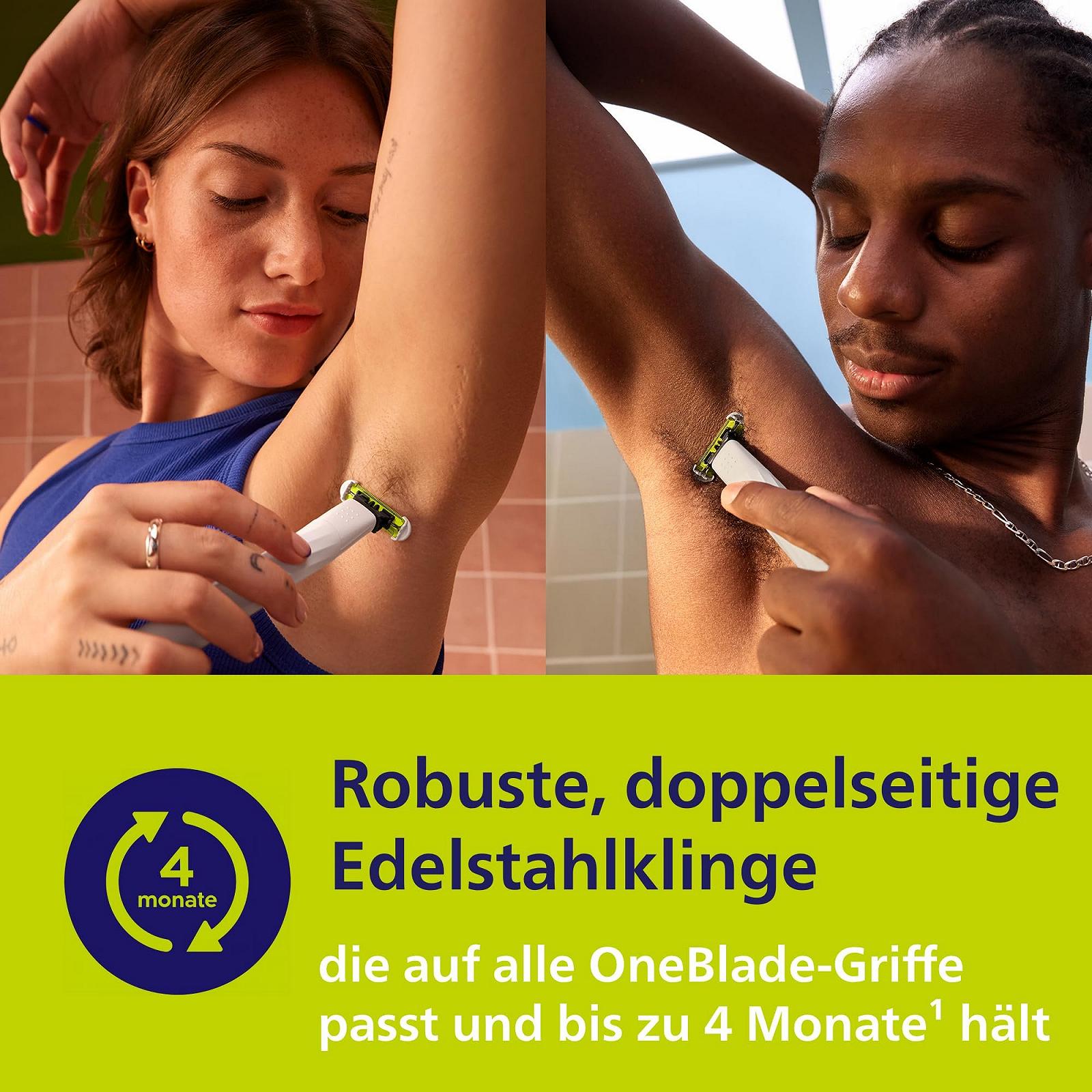 Электробритва и триммер Philips OneBlade Intimate QP1924/30 White, фото №5 Электробритва и триммер Philips OneBlade Intimate QP1924/30 White, фото №5