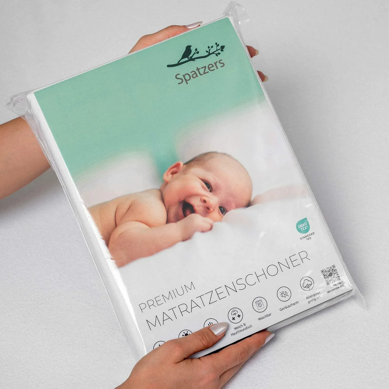 Протектор для матраса Spatzers 90 x 200 см Хлопковый Водонепроницаемый, фото №1 Протектор для матраса Spatzers 90 x 200 см Хлопковый Водонепроницаемый, фото №1