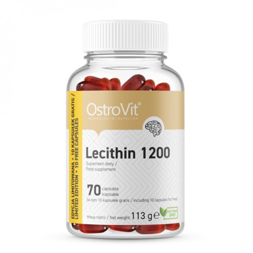 Лецитин OstroVit Lecithin 1200 70 caps, фото №1