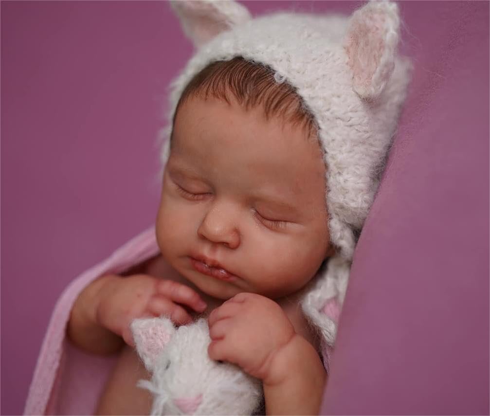 Лялька Zero pam Reborn Baby Full Silicone 50 см Ніжно-рожева, фото №2