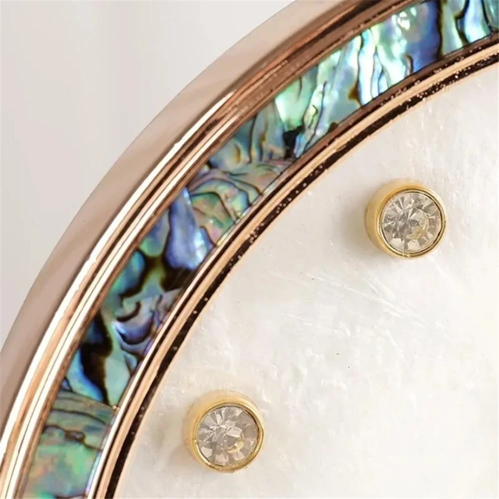 Настільний годинник Yixinzi-2024 Креативний простий з циферблатом у вигляді мушлі, фото №3