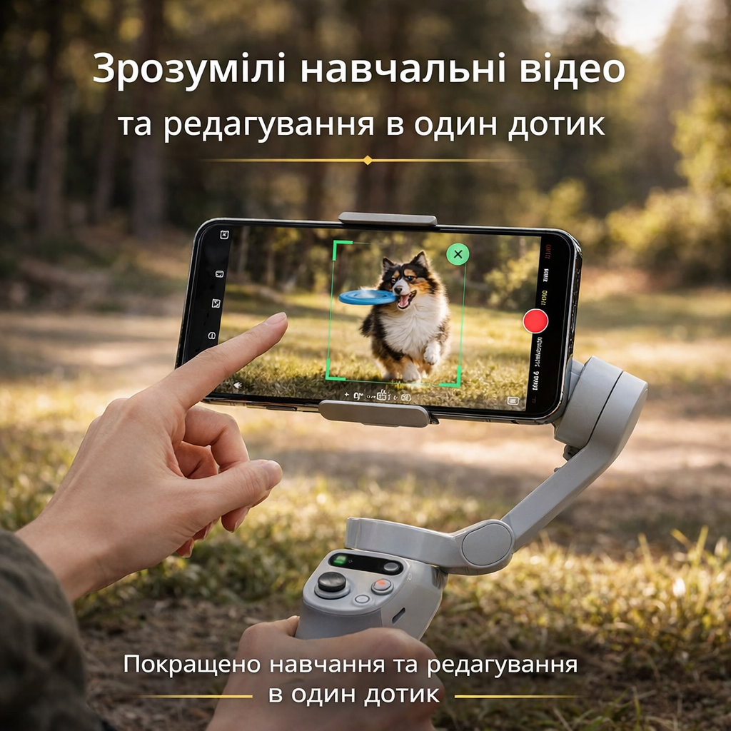 Стедікам DJI OSMO MOBILE SE Сірий, фото №4 Стедікам DJI OSMO MOBILE SE Сірий, фото №4