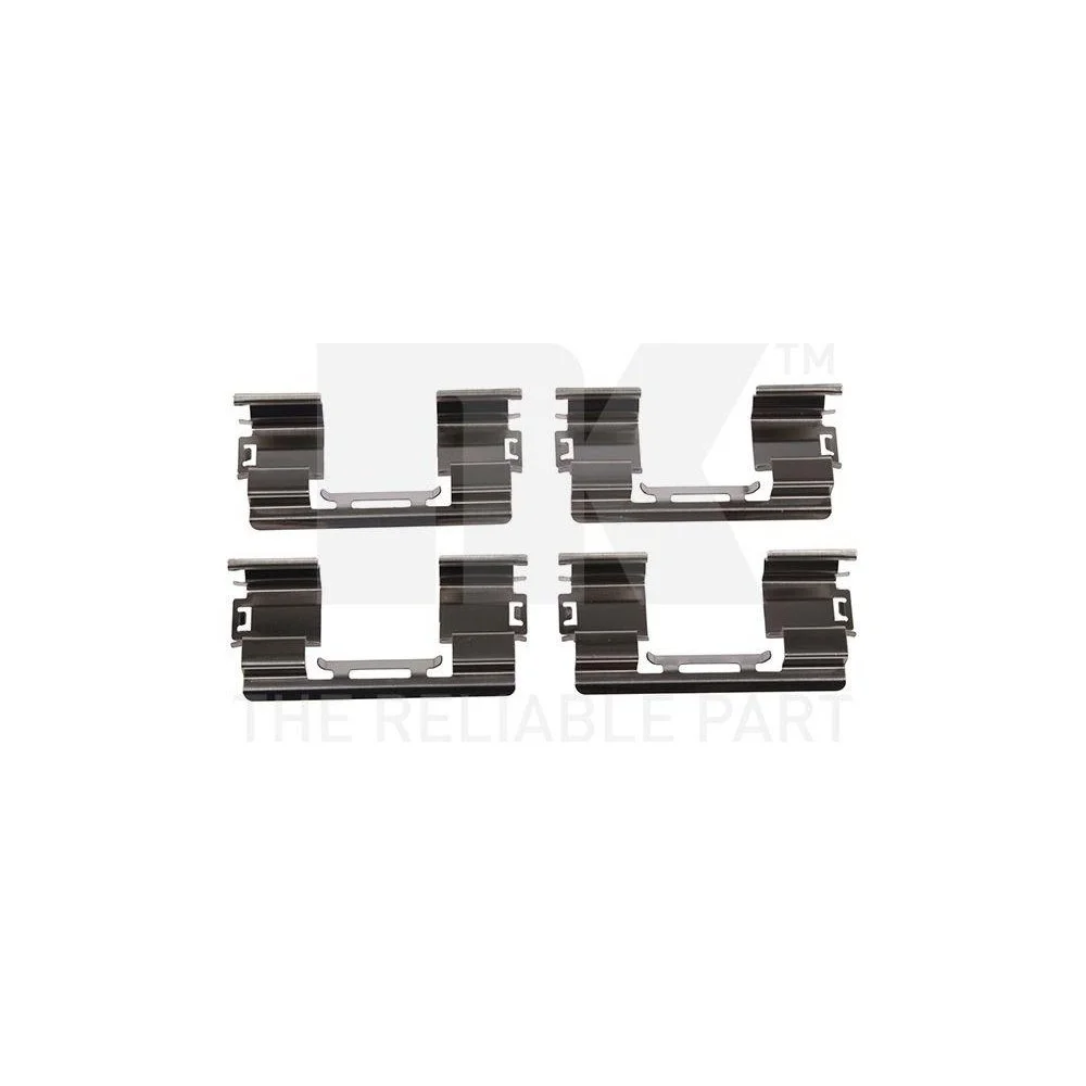 Комплект комплектуючих, гальмівні колодки NK 79361813 для передньої осі, фото №1