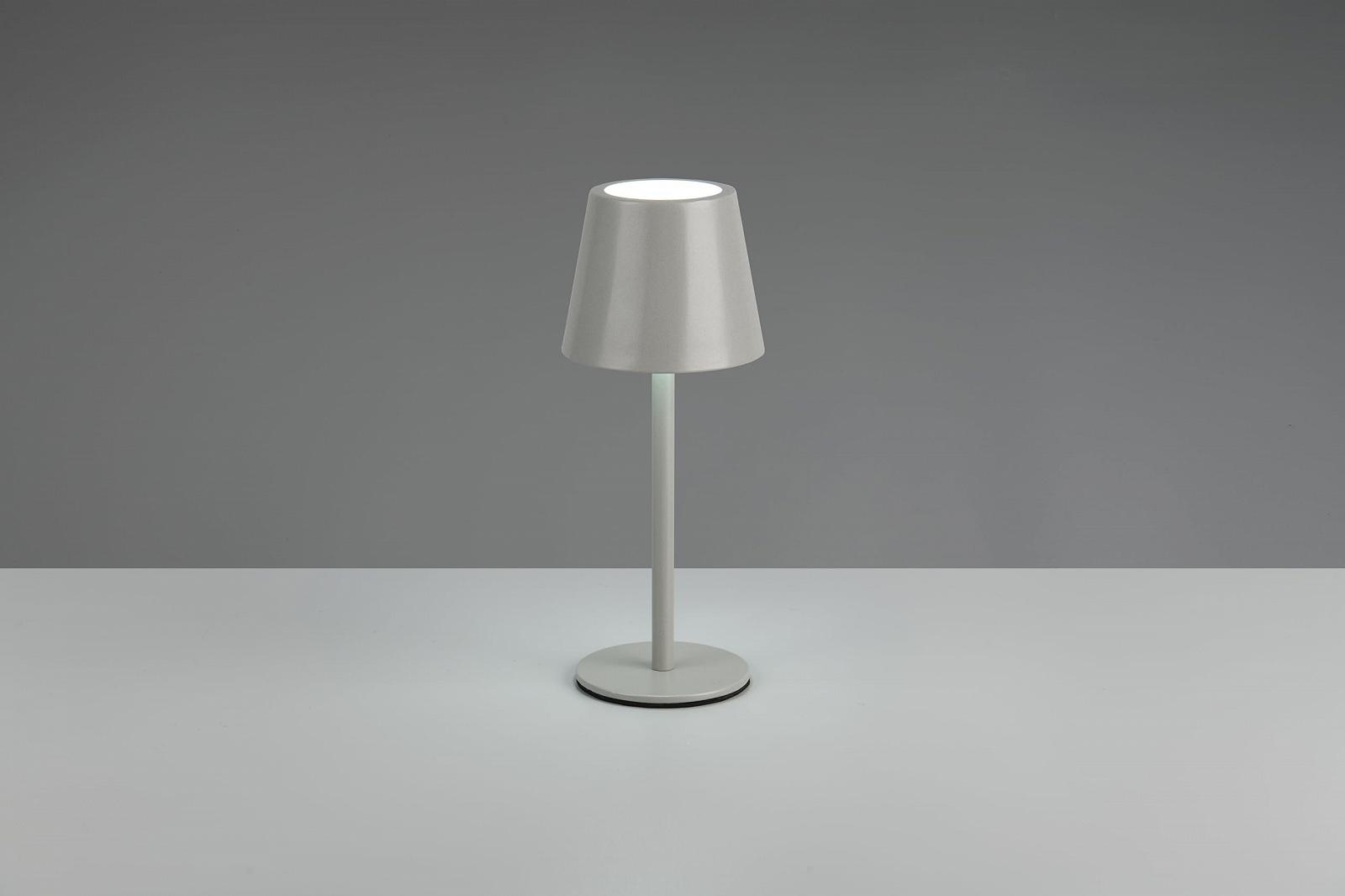 Настільна лампа LED Reality Leuchten Diaz R55961177 Акумуляторна Вулична 1.6 Вт Ultimate Grey, фото №7