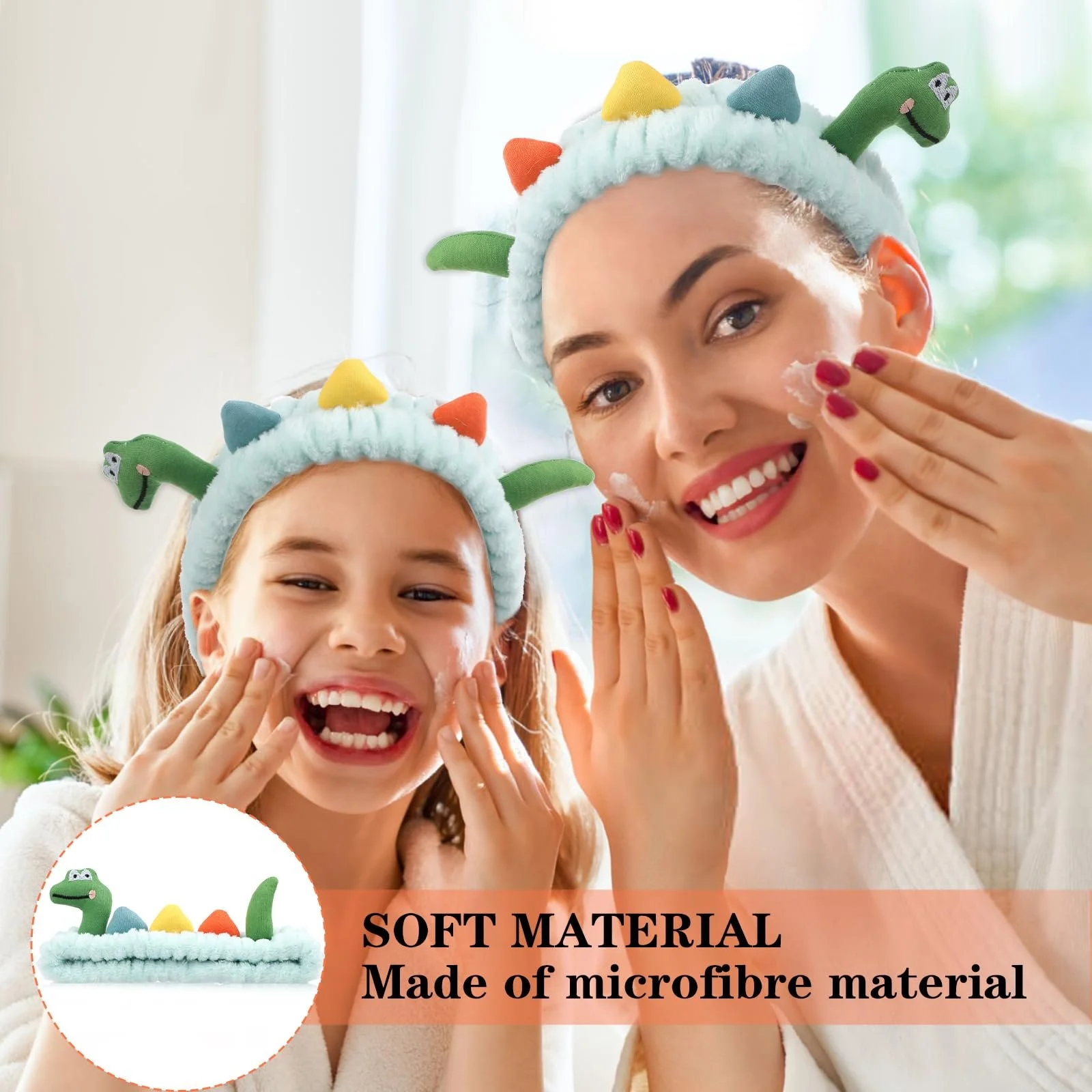 Пов'язка на голову Динозавр для вмивання, фото №5