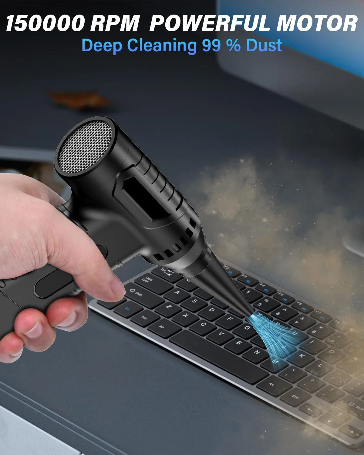 Электрическая воздуходувка AK-01 150 000 RPM 4000 mAh, фото №2