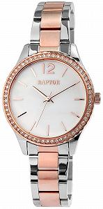 Годинник Raptor Жіночий нержавіюча сталь Перламутровий циферблат 21 см Довжина Блискуче оздоблення Японський кварцовий механізм - Фото 1