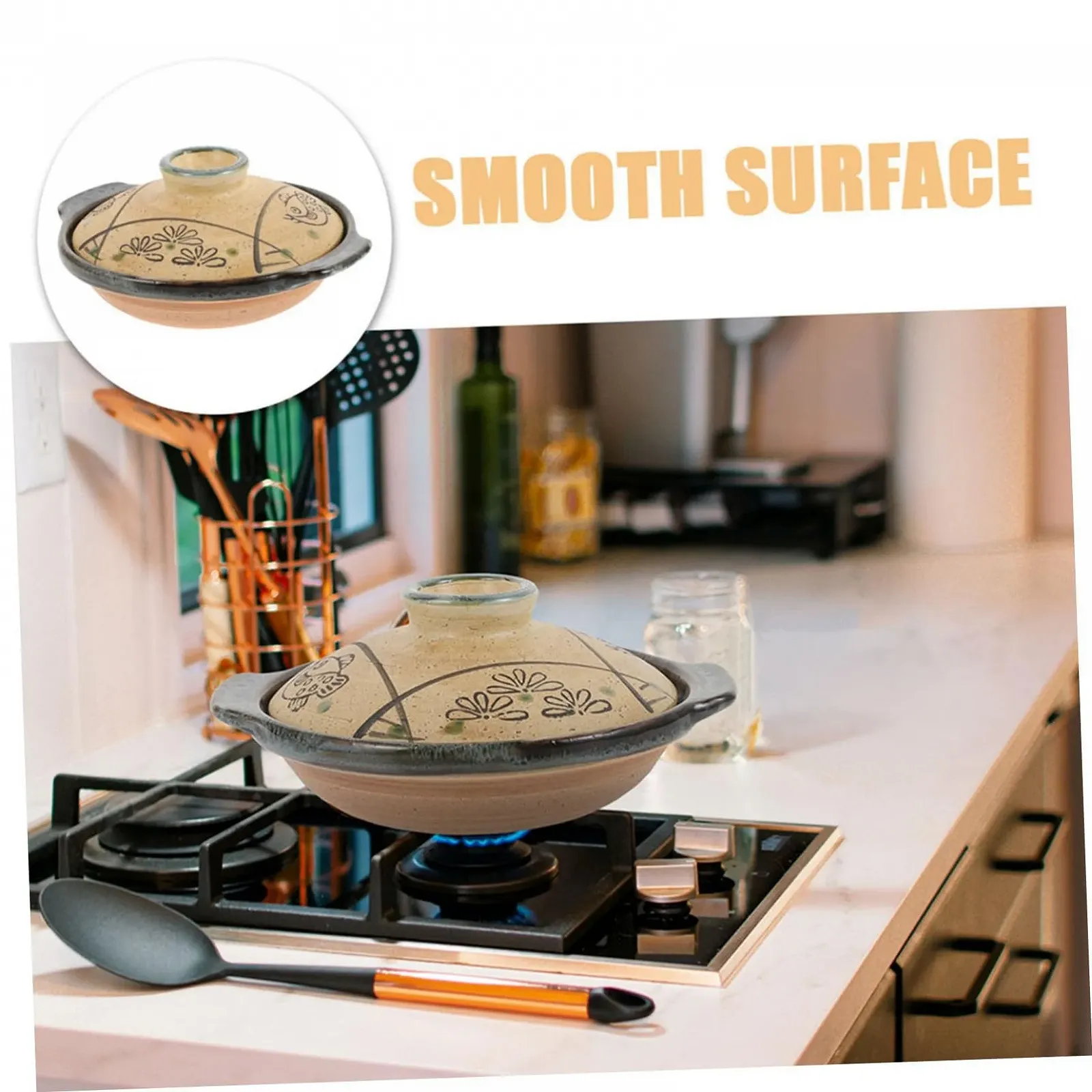 Керамічна каструля TOYANDONA Japanese Ceramic Heat Resistant, фото №3 Керамічна каструля TOYANDONA Japanese Ceramic Heat Resistant, фото №3