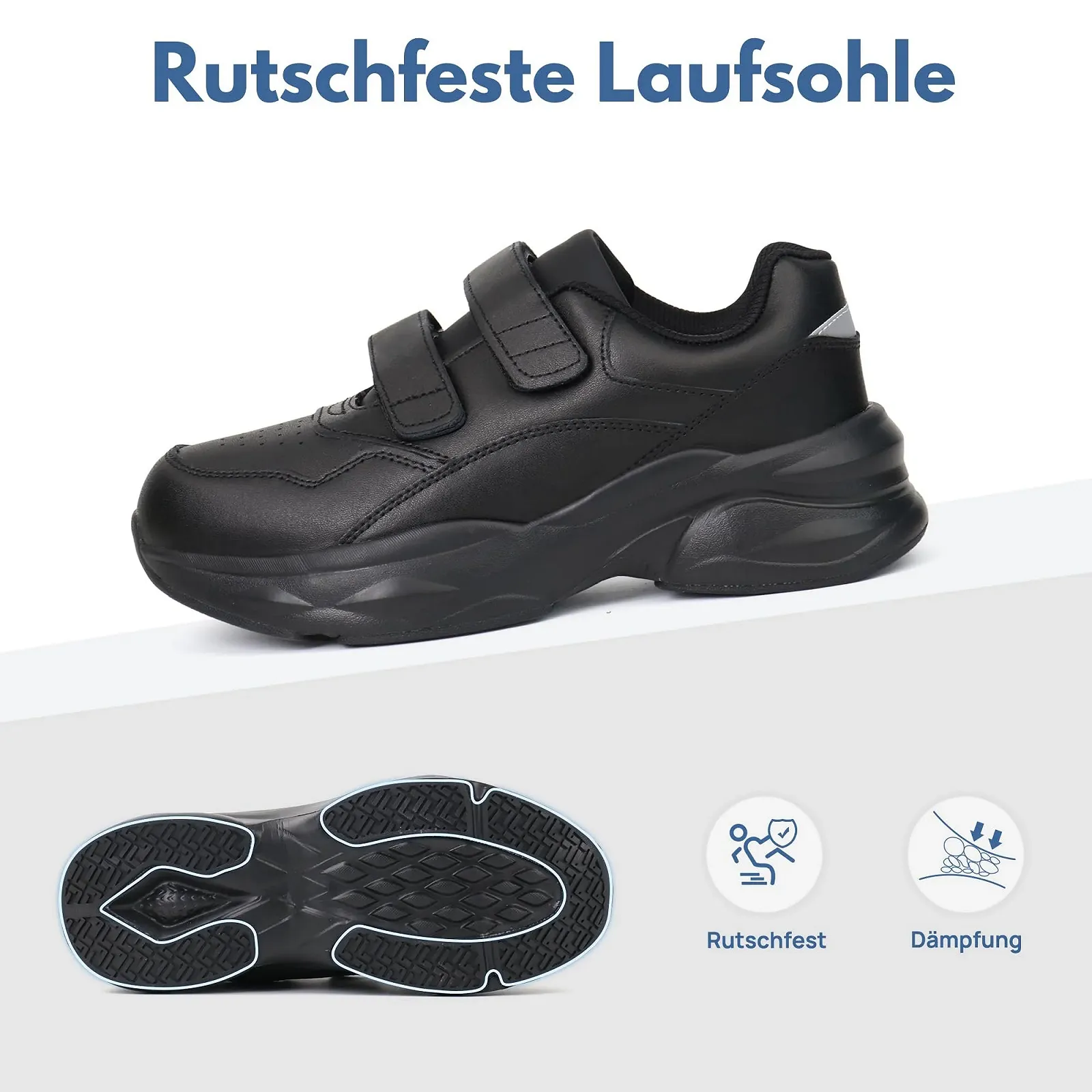 Кросівки Ortho+rest жіночі діабетичні з натуральної шкіри для ходьби з широким носком, фото №5