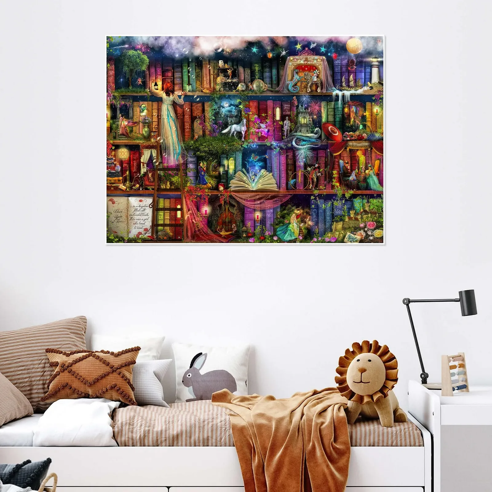 Постер Aimee Stewart The Bookshelf Full of Fairy Tales 70 x 50 см, фото №4