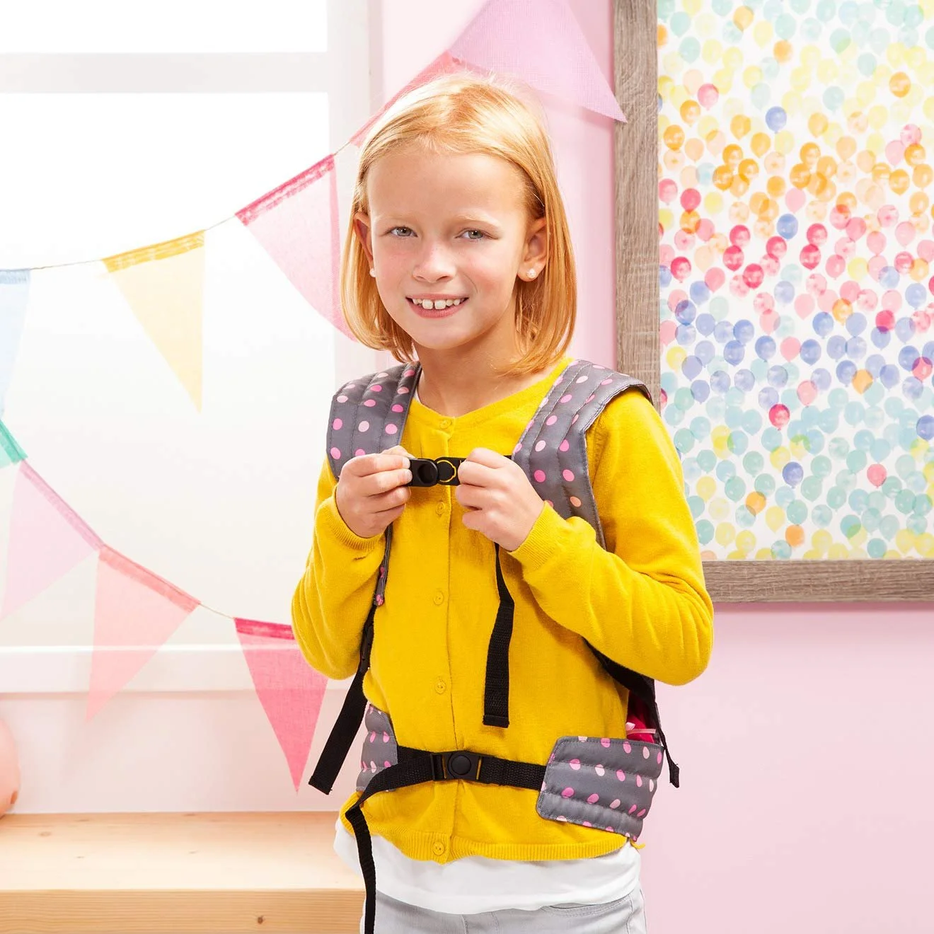 Переноска Bayer Design Fairy 62266AA Сірий з феями, фото №6