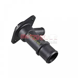 Фланец охлаждающей жидкости METZGER 4010510 для CITROËN PEUGEOT, задний synthetic.ua - Фото 1