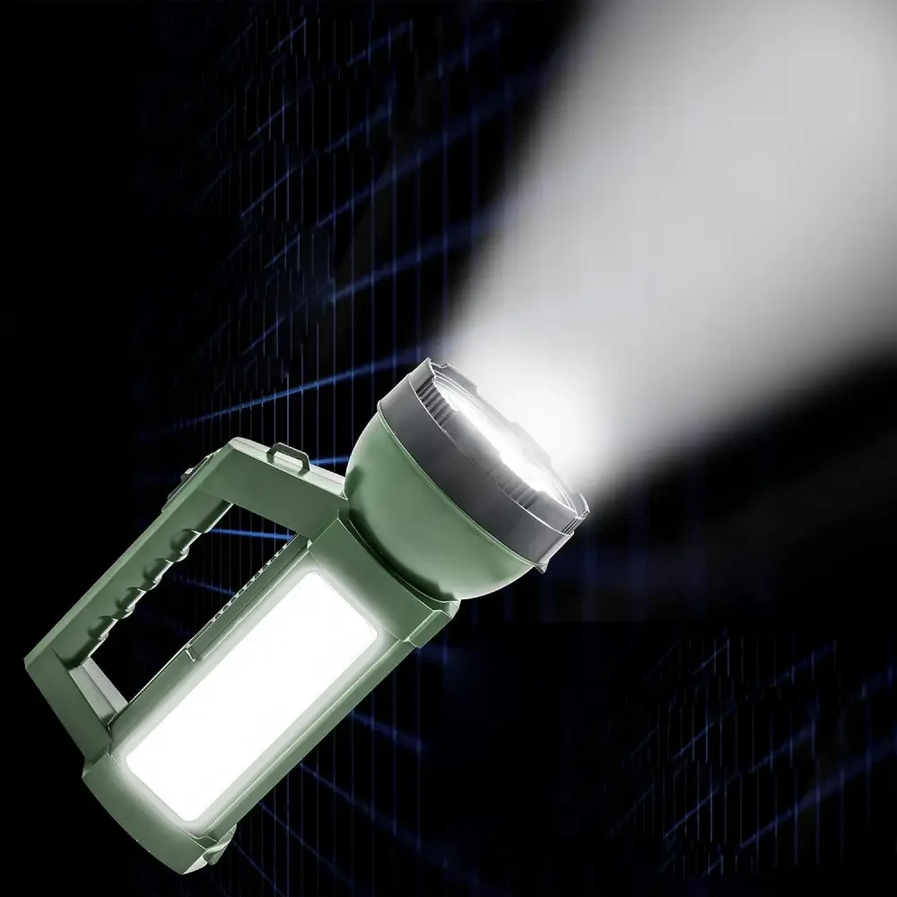 Фонарь аккумуляторный DP-7325 с боковым светом Ручной кемпинговый фонарик на аккумуляторе, фото №5 Фонарь аккумуляторный DP-7325 с боковым светом Ручной кемпинговый фонарик на аккумуляторе, фото №5