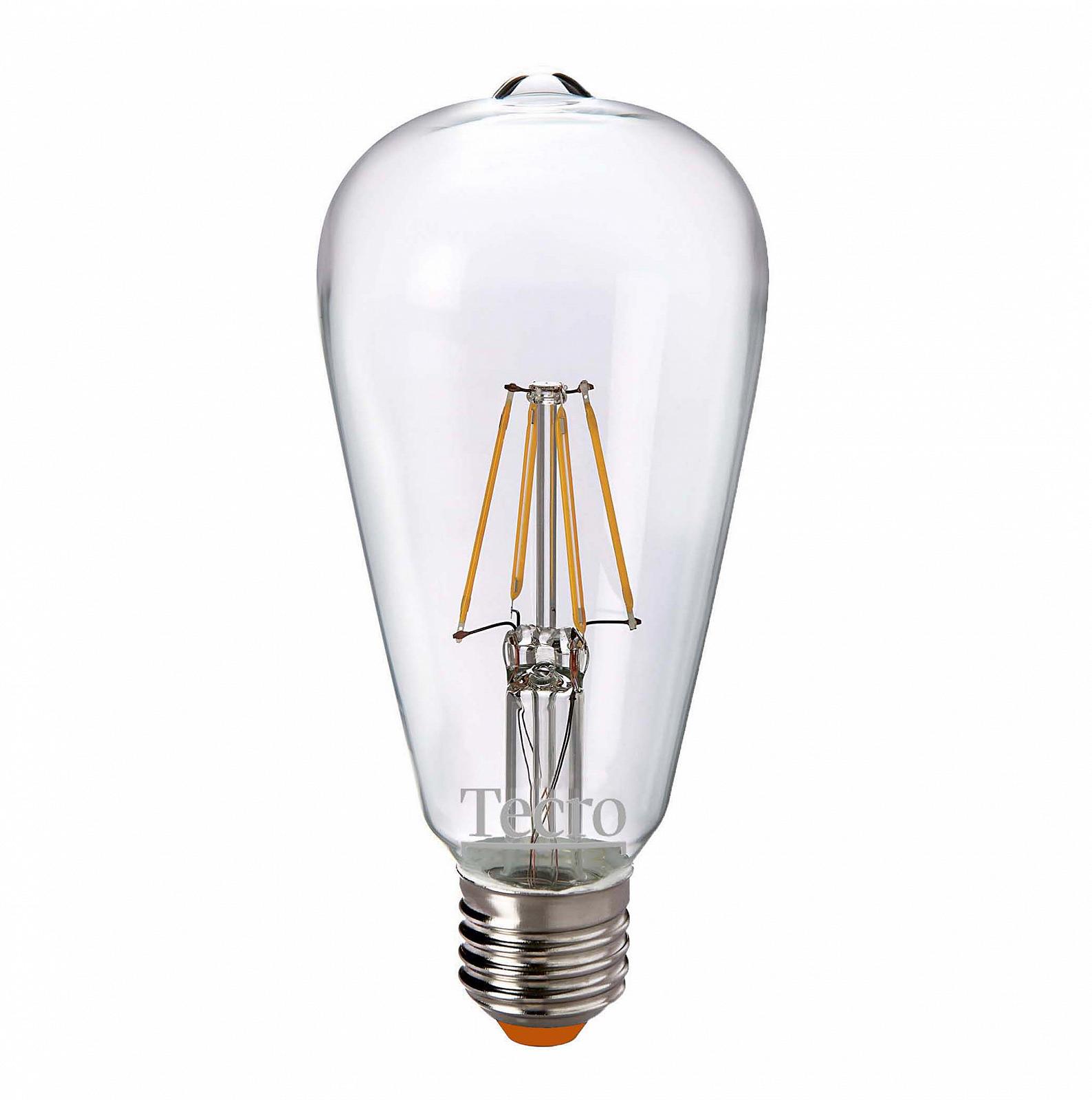 Лампа LED Tecro Loft ST64-3W-2.7K-E27 3W 2700K E27, фото №1