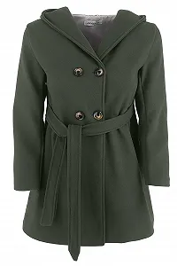 Пальто JOPHY & CO. Двобортне з капюшоном та кишенями для дівчат (Код 2078) - Фото 1