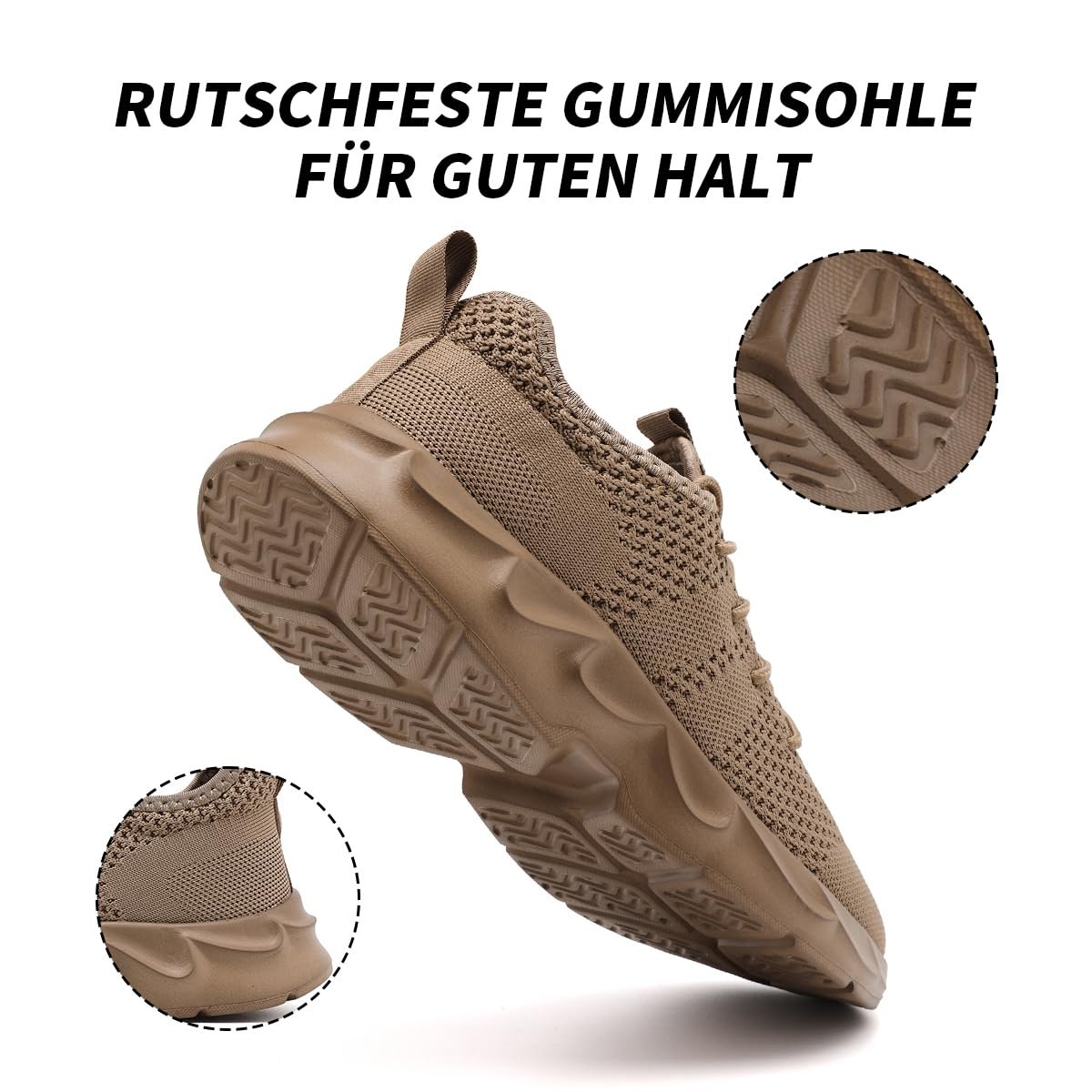 Мужские кроссовки UROMGV для ходьбы, спорта, бега, тенниса, дышащие, легкие, без шнурков, фото №3