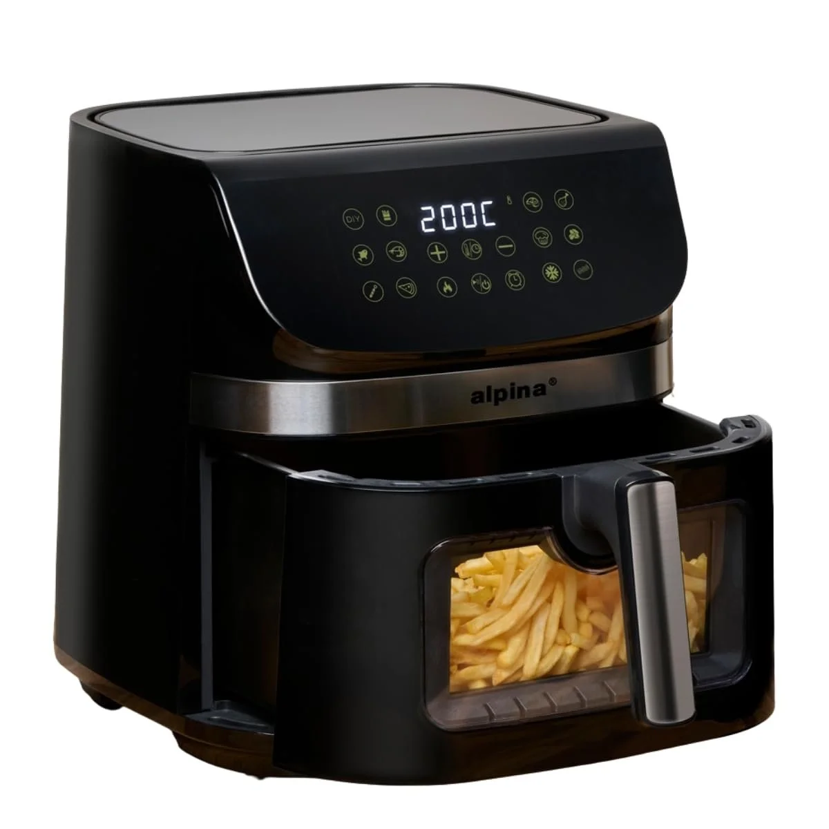 Мультипіч alpina Airfryer XXL 9 л Чорна, фото №1