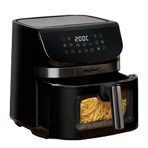 Мультипіч alpina Airfryer XXL 9 л Чорна - Фото 1