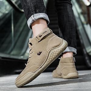 Ботинки Lvnsdknerse мужские/женские для босых ног, кожаные, высокие, Alpaca, ковбойские, итальянские водонепроницаемые, тренировочные, для лодки, с пальцами, унисекс synthetic.ua - Фото 1
