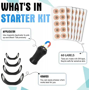 Магнітні наклейки на ніс 60 шт - Фото 1