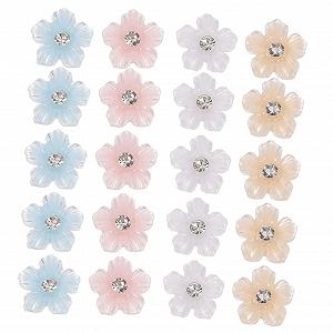 Украшения для ногтей Цветы 3D Стразы для ногтей Аксессуары для ногтей, 2 шт. - Фото 1