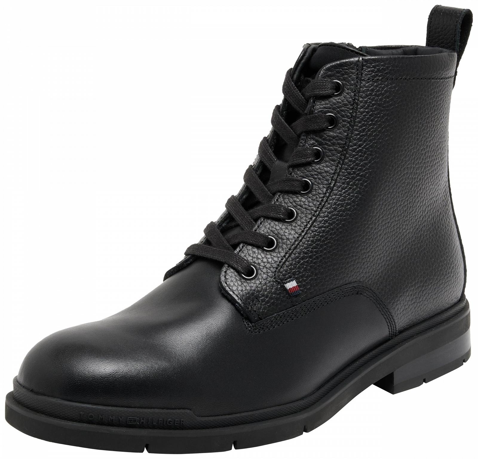 Черевики Tommy Hilfiger Low Boot Warm зі шкіри, фото №1