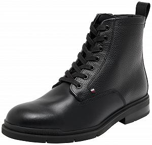 Черевики Tommy Hilfiger Low Boot Warm зі шкіри - Фото 1