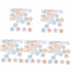 Украшения для ногтей Цветы FRCOLOR 5 шт. Разноцветные и блестящие аксессуары для маникюра со стразами - Фото 1