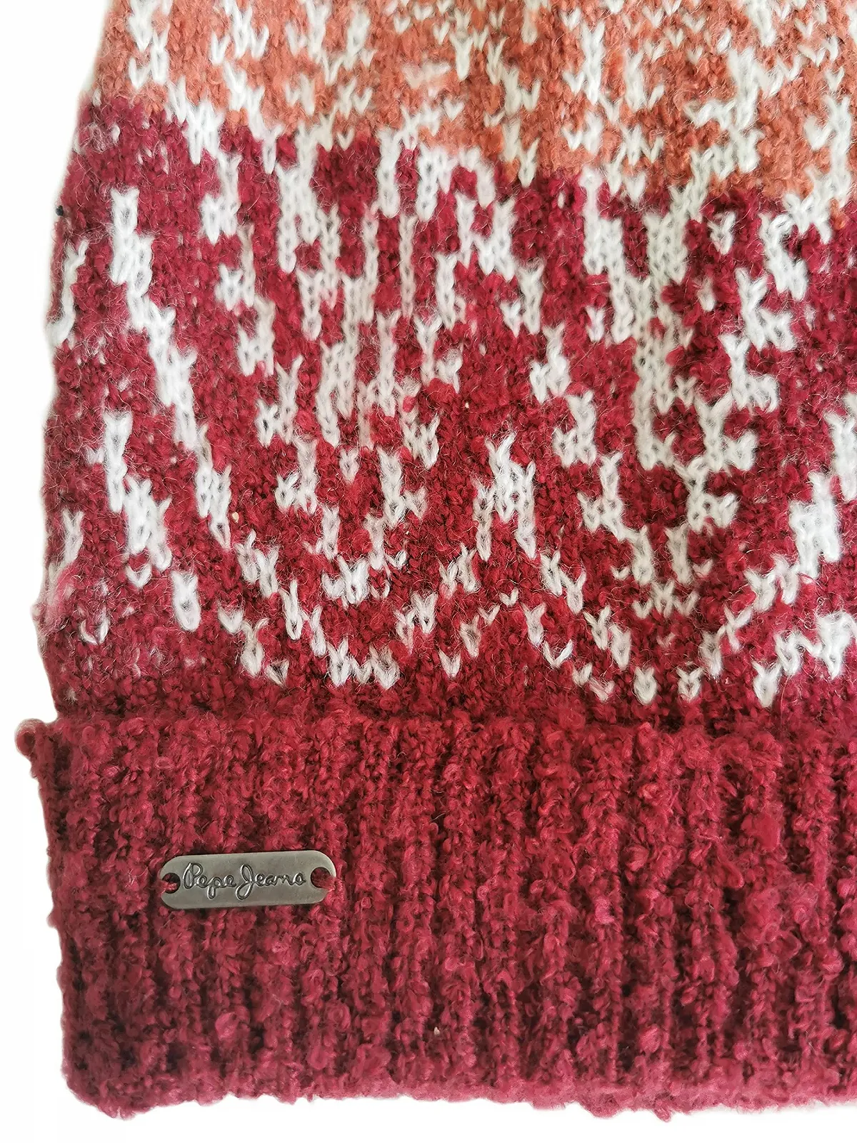 Шапка Pepe Jeans Mireya PG040140 Средний размер Бордовый, фото №2