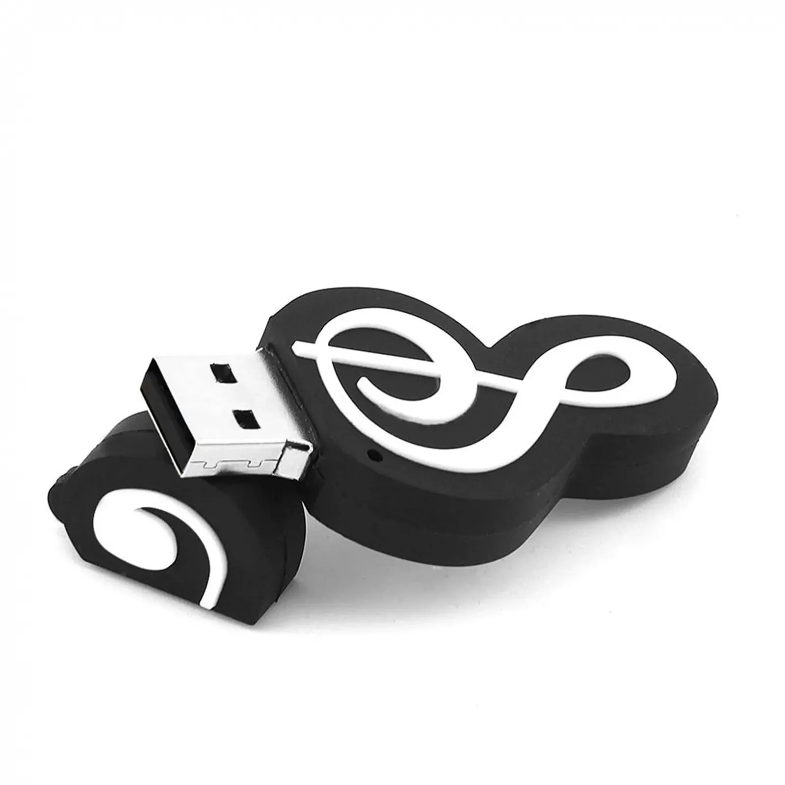 USB-флеш-накопичувач Music Series Форма ноти 64ГБ USB 2.0 Чорний, фото №6