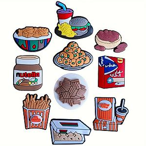 Джибітси їжа фаст-фуд макдональдс солодощі food Jibbitz 10 шт аксесуари крокс прикраса - Фото 1