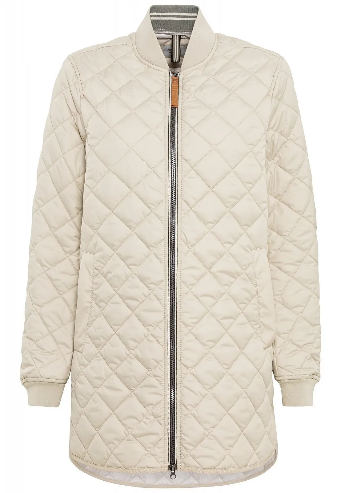 Женское пальто camel active из переработанного полиэстера, стеганое, фото №1