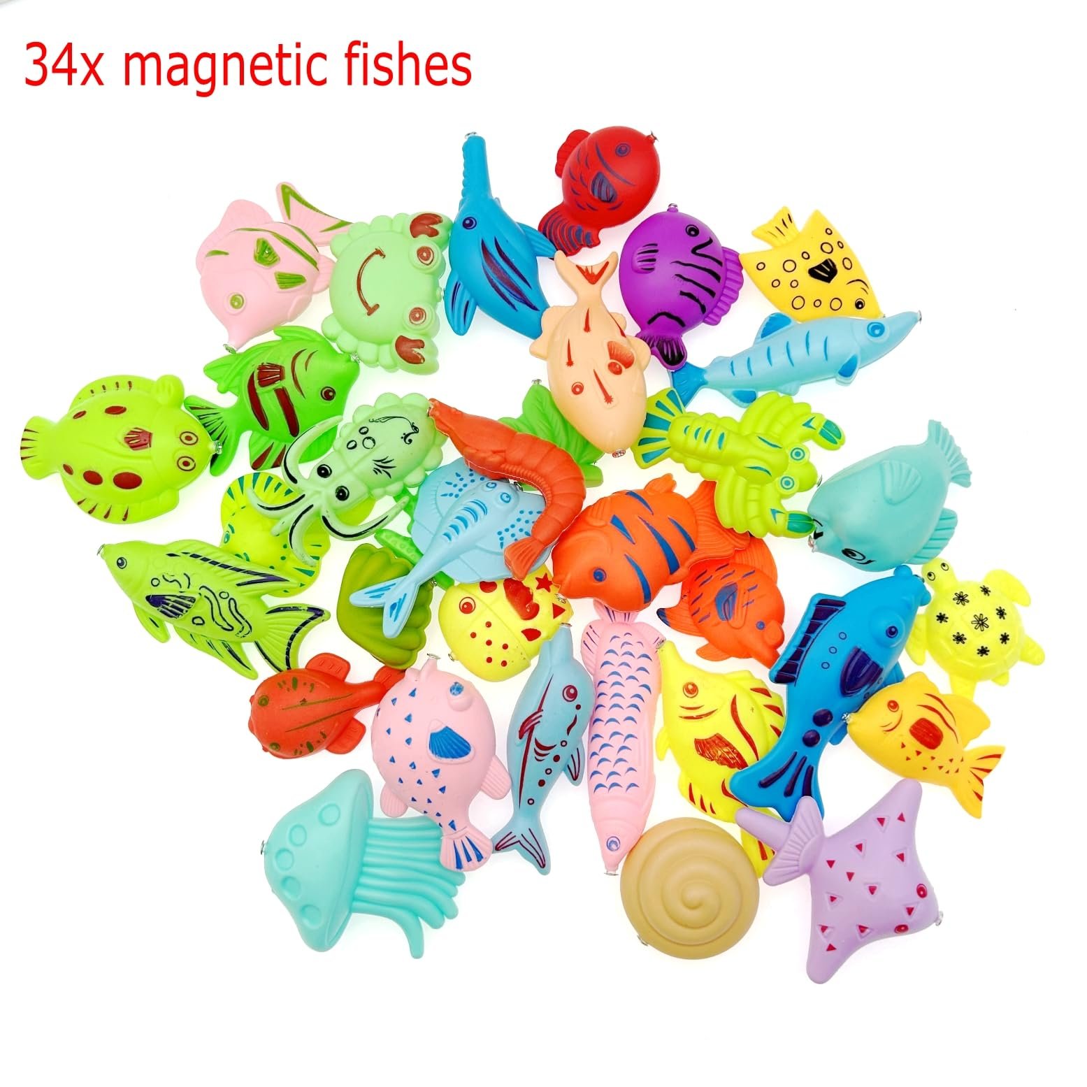 Магнітна іграшка для риболовлі JZK 38 шт., фото №4