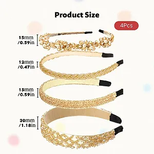 Набор из 4 женских обручей для волос. synthetic.ua - Фото 1